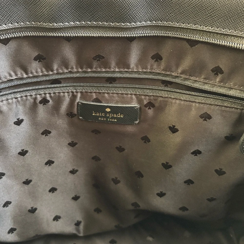 Kate Spade Black Tote with Sleek Design - Picture 6 of 12